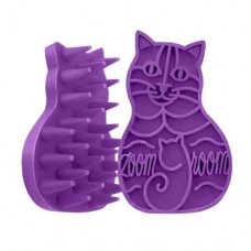 KONG Cat ZoomGroom  - guminis šepetys katėms