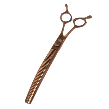 Diamond VG Pro Edge Chunker Copper 35T 7" - lenktos filiravimo žirklės Diamond VG Pro Edge Chunker Copper 35T 7" - lenktos filiravimo žirklės