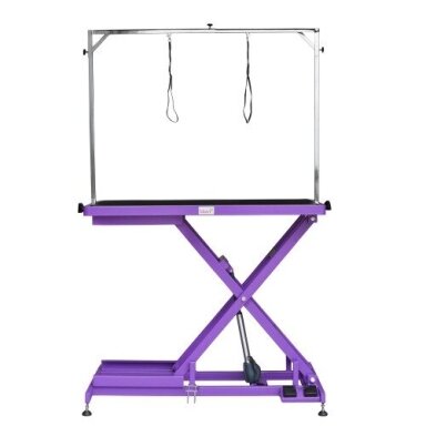 Elektrinis kirpimo stalas Blovi Callisto PURPLE 125x65x25-95cm Elektrinis kirpimo stalas Blovi Callisto PURPLE 125x65x25-95cm