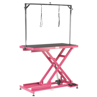 Elektrinis kirpimo stalas Blovi Callisto PINK 125x65x25-95cm Elektrinis kirpimo stalas Blovi Callisto PINK 125x65x25-95cm