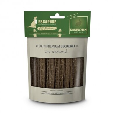 Escapure Premium Kaninchen Sticks, 150gr - džiovintos triušienos lazdelės