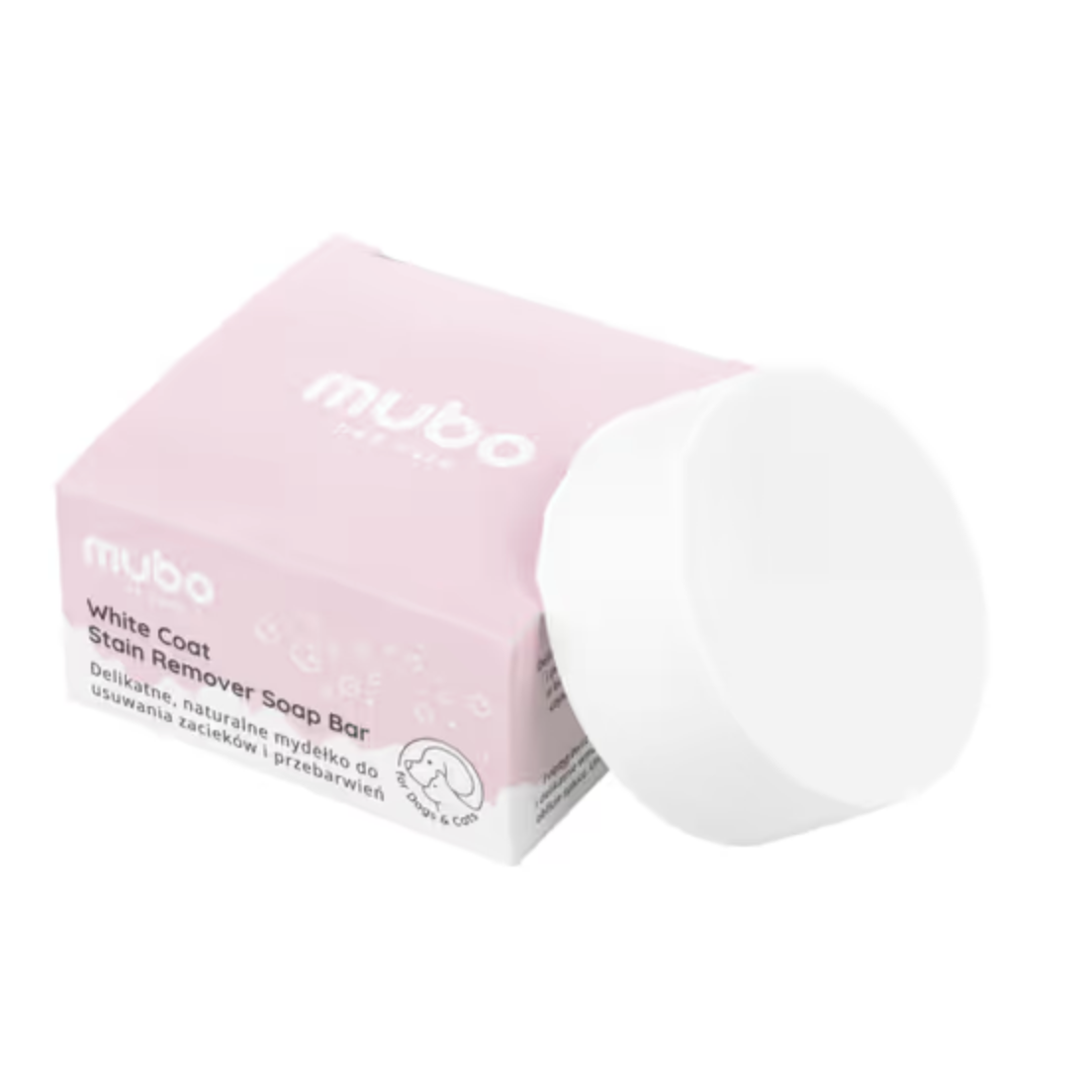 Mubo White Coat Stain Remover Soap Bar 40g - muiliukas dėmėms 2 Mubo White Coat Stain Remover Soap Bar 40g - muiliukas dėmėms 2