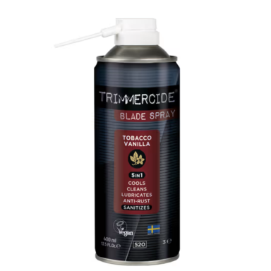 Trimmercide Blade Spray 5in1 Tobacco & Vanilla 400ml Trimmercide Blade Spray 5in1 Tobacco & Vanilla 400ml