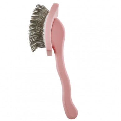 Yuup! Professional Pink Brush -  šepetys ilgam kailiui 2